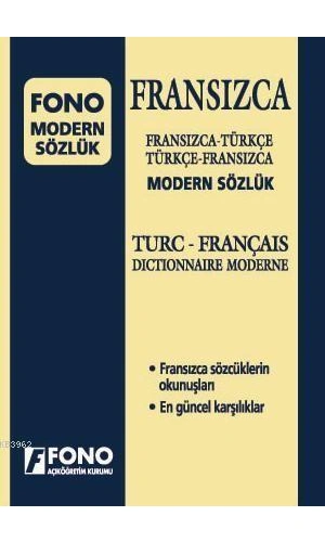 Fransızca Modern Sözlük; Fransızca-Türkçe / Türkçe-Fransızca