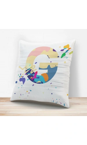 G Harfi Tasarımlı Yastık Kılıfı