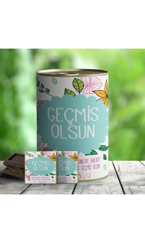 Geçmiş Olsun Hediyelik Çikolata Konservesi