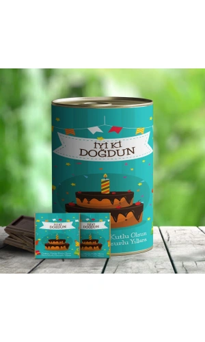 İyi ki Doğdun İlginç Çikolata Konservesi