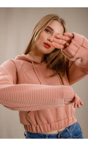 Kanguru Cepli Sweatshirt - PUDRA