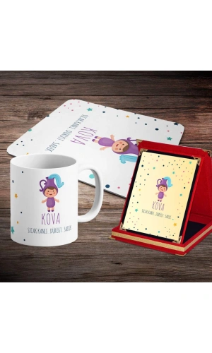 Kova Burcuna Özel Tasarım Sevimli Hediye Seti
