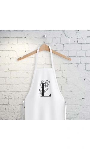 L Harfi Tasarımlı Mutfak Önlüğü