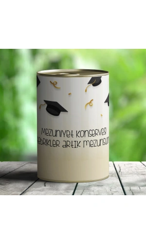 Mezuniyete Özel Hediye Konservesi