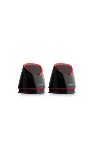 MİKADO MD-158 2.0 SİYAH/KIRMIZI USB SPEAKER