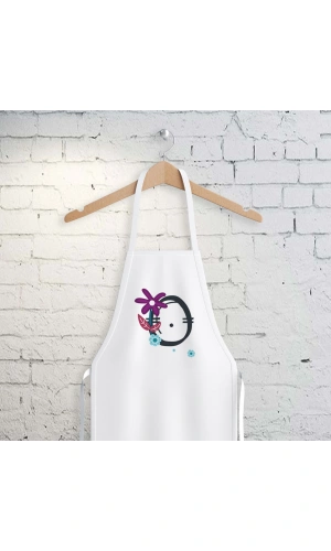 O Harfi Tasarımlı Mutfak Önlüğü