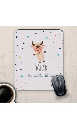Oğlak Burçlarına Özel Sevimli Mouse Pad