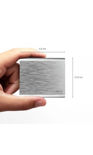 PNY Pro Elite Gümüş 250 GB 880/900MB/s USB 3.2 Gen 2 Type-C Taşınabilir SSD (PSD0CS2060SB-250-RB)