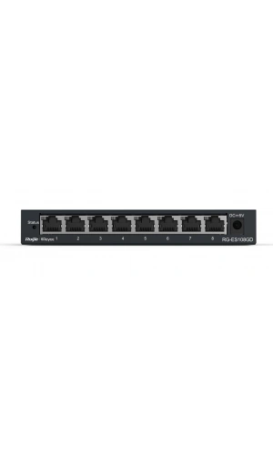 RUIJIE REYEE RG-ES108D 8 PORT 10/100 SWITCH METAL KASA