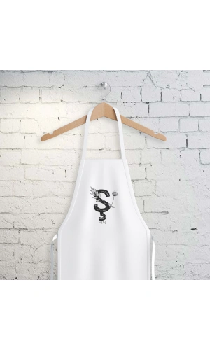 Ş Harfi Tasarımlı Mutfak Önlüğü