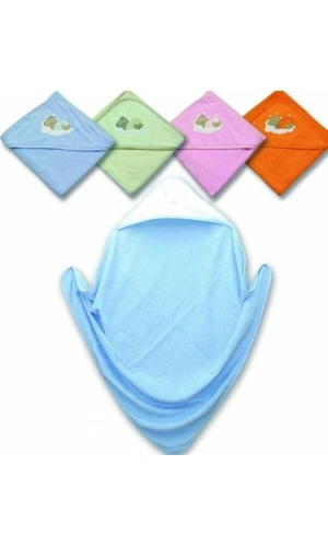 Sevi Bebe Başlıklı Kare Havlu - 90x90cm