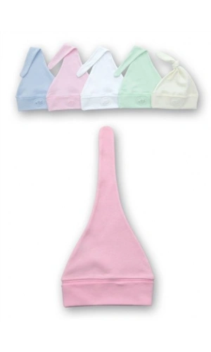 Sevi Bebe Üstten Bağcıklı Şapka (Tül Ambalajda)