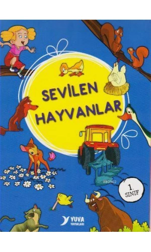 Sevilen Hayvanlar; Düz Yazılı 10 Kitap 1.Sınıf