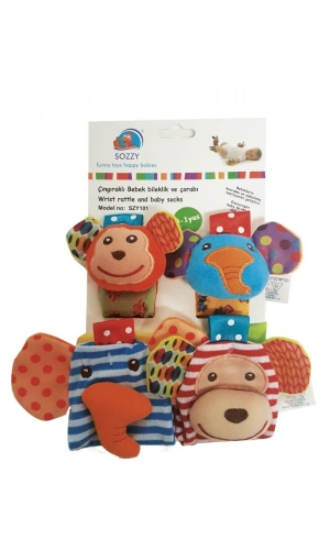 Sozzy Toys Çıngıraklı Çorap ve Bileklik Seti - SZY118