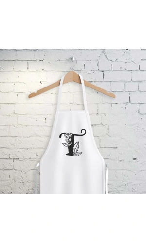 T Harfi Tasarımlı Mutfak Önlüğü