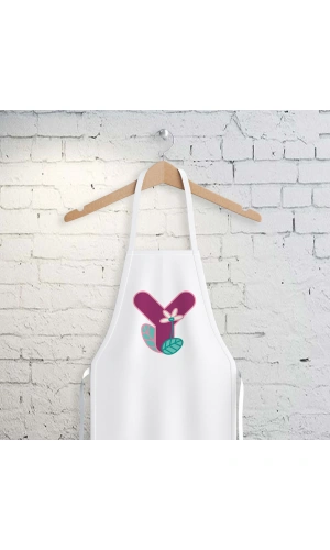 Y Harfi Tasarımlı Mutfak Önlüğü