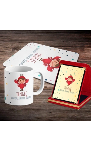 Yengeç Burcuna Özel Tasarım Sevimli Hediye Seti