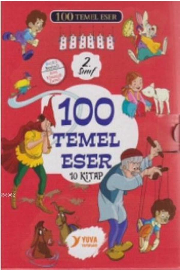 100 Temel Eser 2. Sınıf 10 Kitap Takım