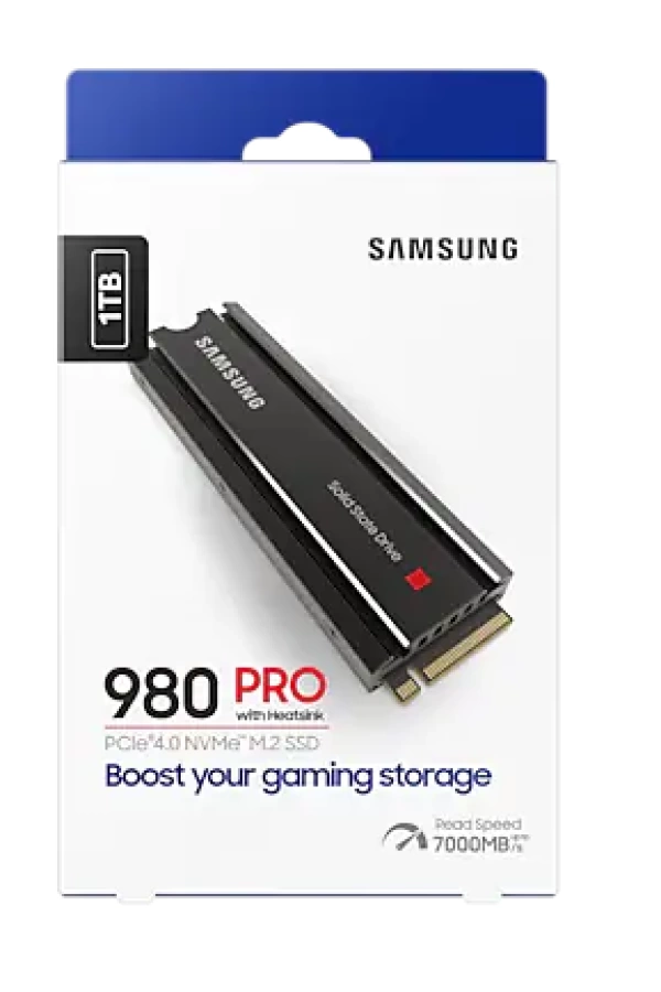 1TB SAMSUNG 980 PRO Heatsink M.2 NVMe MZ-V8P1T0CW