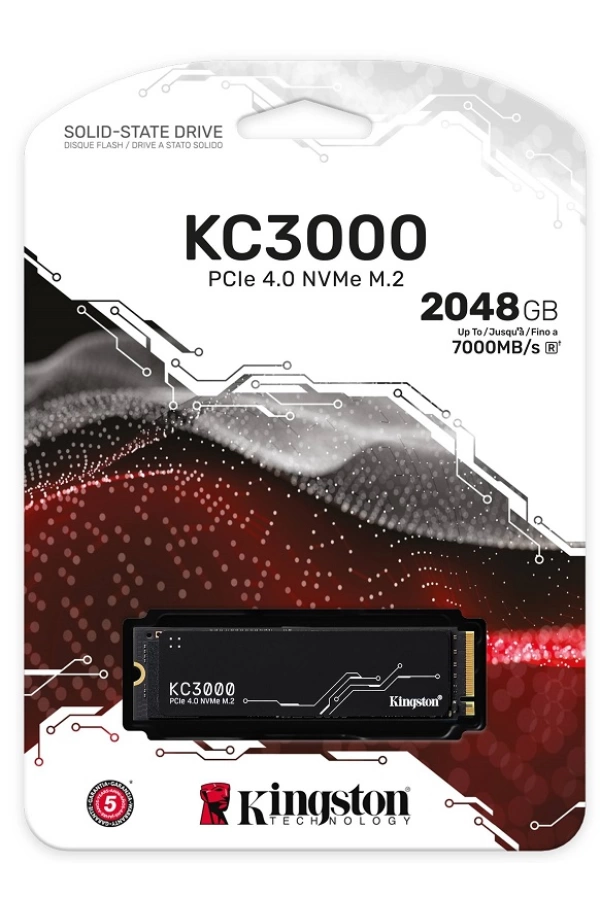 2TB KINGSTON KC3000 M.2 NVMe PCIe 4.0 SKC3000D/2048G 7000/7000MB/s