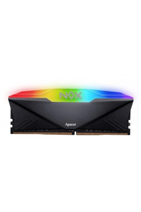 Apacer NOX RGB AURA Black 8GB (1x8GB) 3200Mhz CL16 DDR4 Gaming Ram (AH4U08G32C28YNBAA-1)