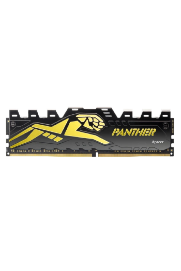 Apacer Panther Black-Gold 16GB (2x8GB) 3200Mhz CL16 DDR4 Gaming Ram (AH4U16G32C28Y7GAA-2)