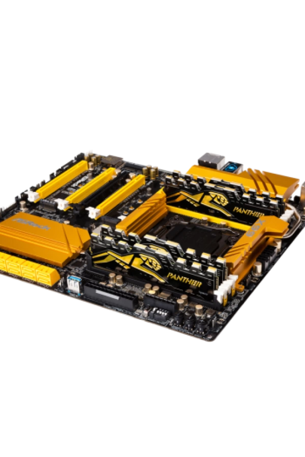 Apacer Panther Black-Gold 16GB (2x8GB) 3200Mhz CL16 DDR4 Gaming Ram (AH4U16G32C28Y7GAA-2)