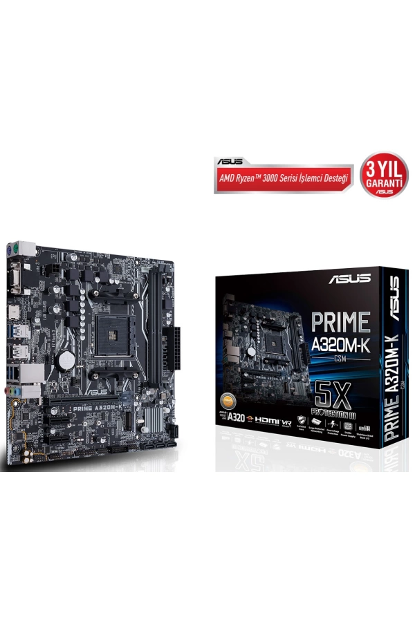 ASUS PRIME A320M-K/CSM DDR4  AM4 MATX