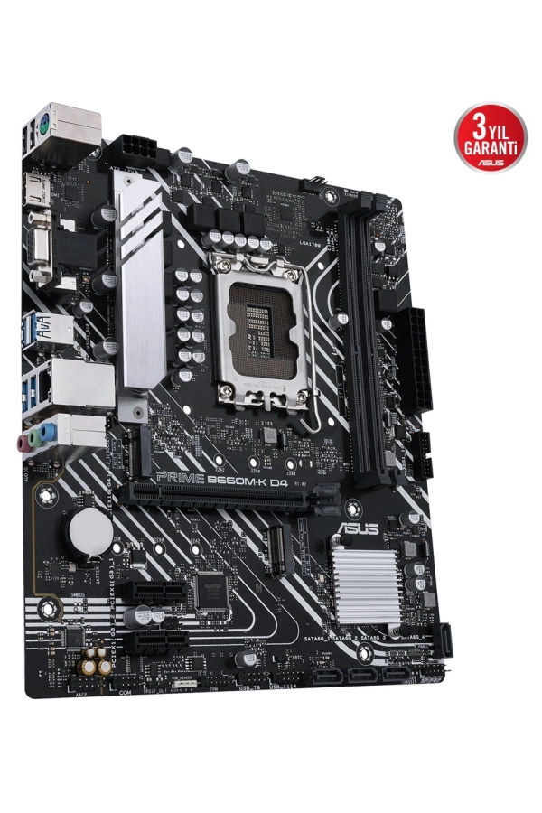 ASUS PRIME B660M-K D4 DDR4 5333(OC) M.2  mATX 1700p