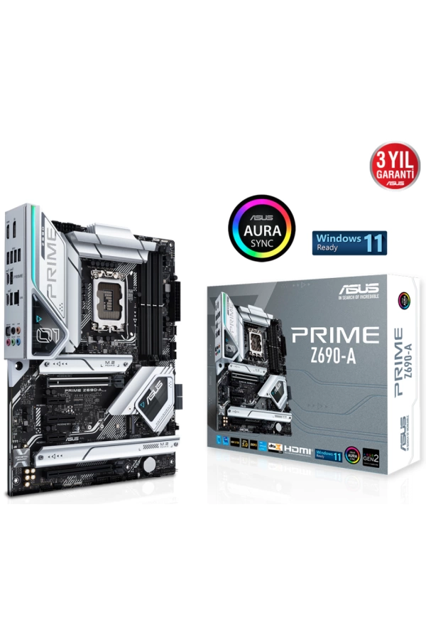 ASUS PRIME Z690-A DDR5 6000Mhz(OC) HDMI DP M.2 ATX 1700p