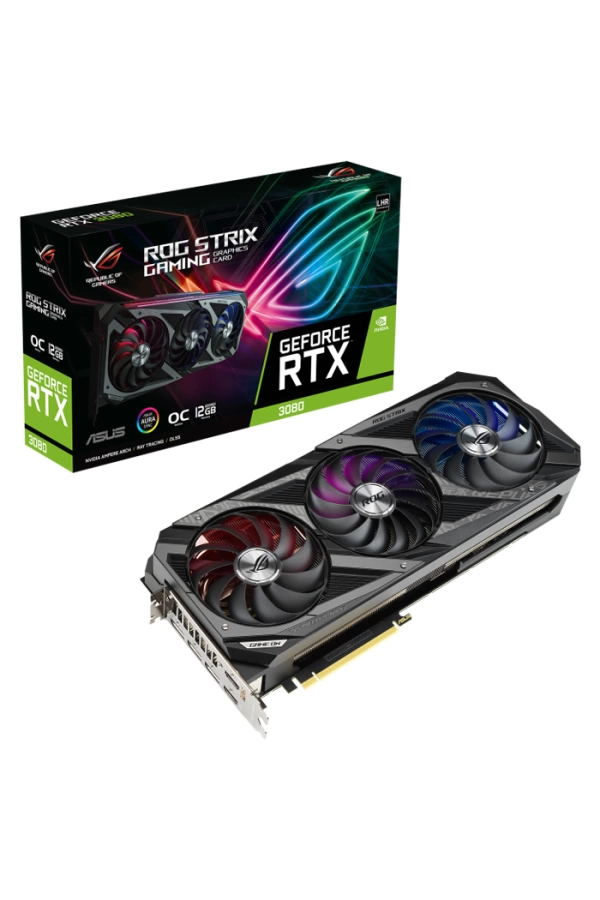 ASUS ROG-STRIX-RTX3080-O12G-GAMING 12GB GDDR6X 384Bit