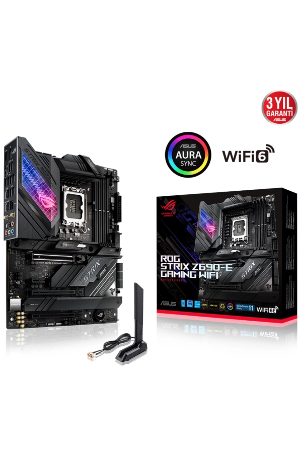 ASUS ROG STRIX Z690-E GAMING WIFI 6400Mhz(OC) HDMI M.2 ATX 1700p