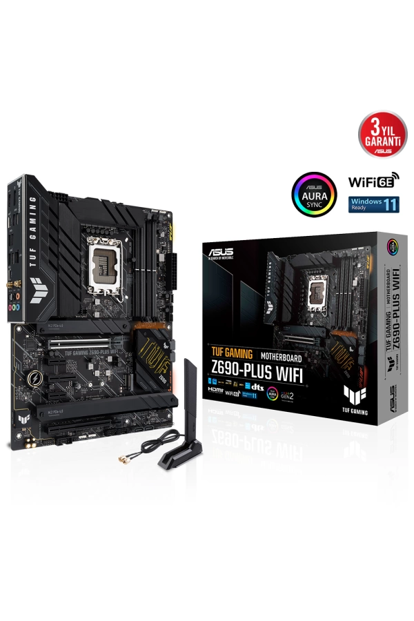 ASUS TUF GAMING Z690-PLUS WI-FI 6000Mhz(O.C) DDR5 HDMI DP M.2 1700p