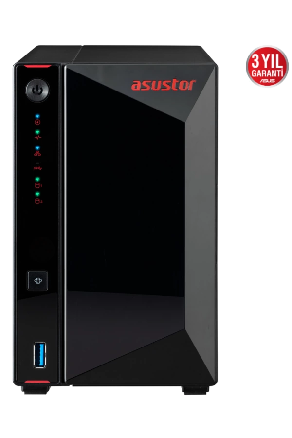 ASUSTOR AS5202T 2 SLOT 2GB DDR4 3.5 NAS DEPOLAMA ÜNİTESİ