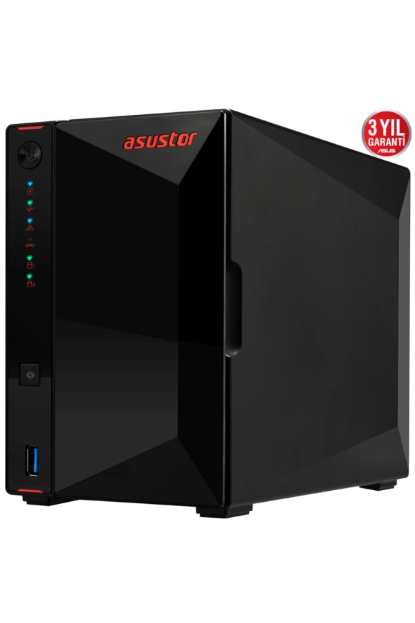 ASUSTOR AS5202T 2 SLOT 2GB DDR4 3.5 NAS DEPOLAMA ÜNİTESİ