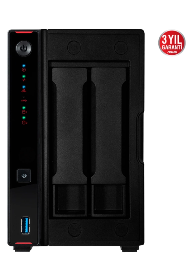 ASUSTOR AS5202T 2 SLOT 2GB DDR4 3.5 NAS DEPOLAMA ÜNİTESİ