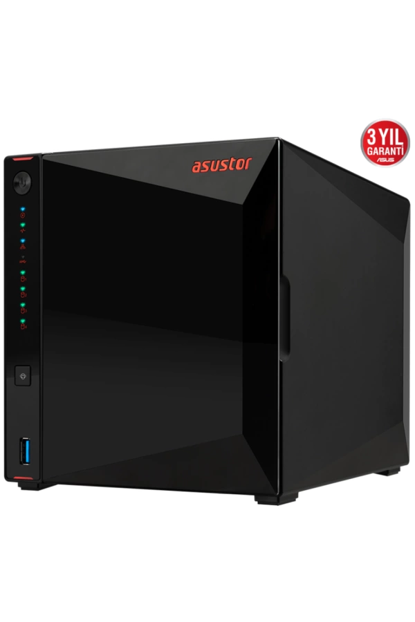 ASUSTOR AS5304T 4 SLOT 4GB DDR4 3.5 NAS DEPOLAMA ÜNİTESİ