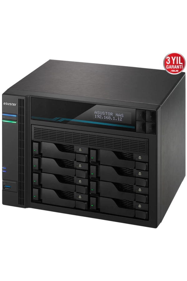 ASUSTOR AS6508T 8 SLOT 8GB DDR4 3.5 NAS DEPOLAMA ÜNİTESİ