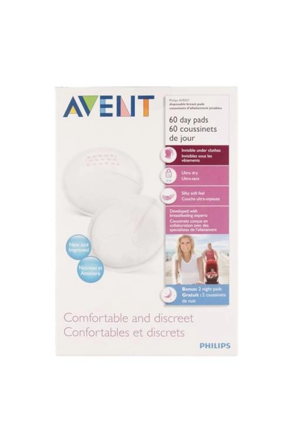 Avent Tek kullanımlık Göğüs Pedi 60lı