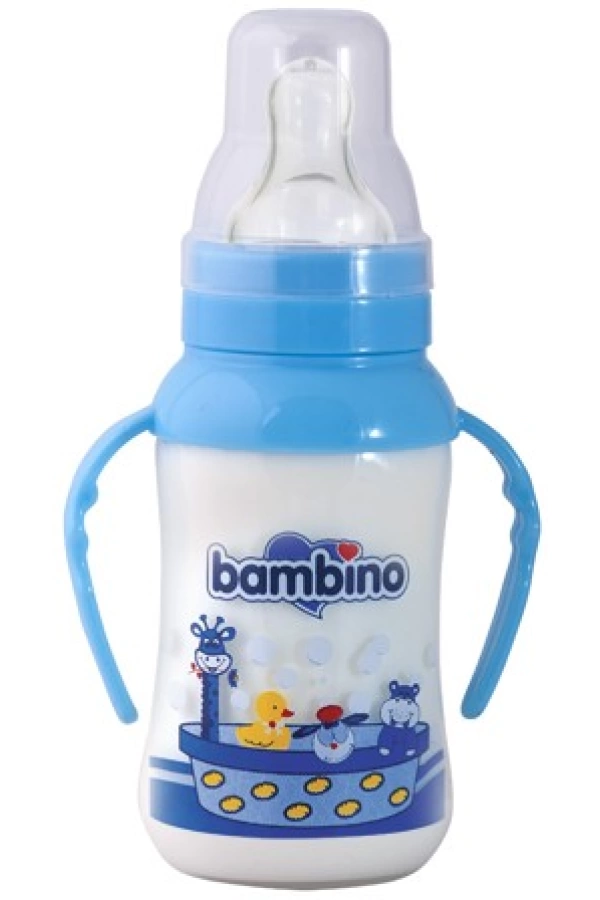 Bambino Geniş Ağızlı Kulplu No:1 Biberon 250 Ml.