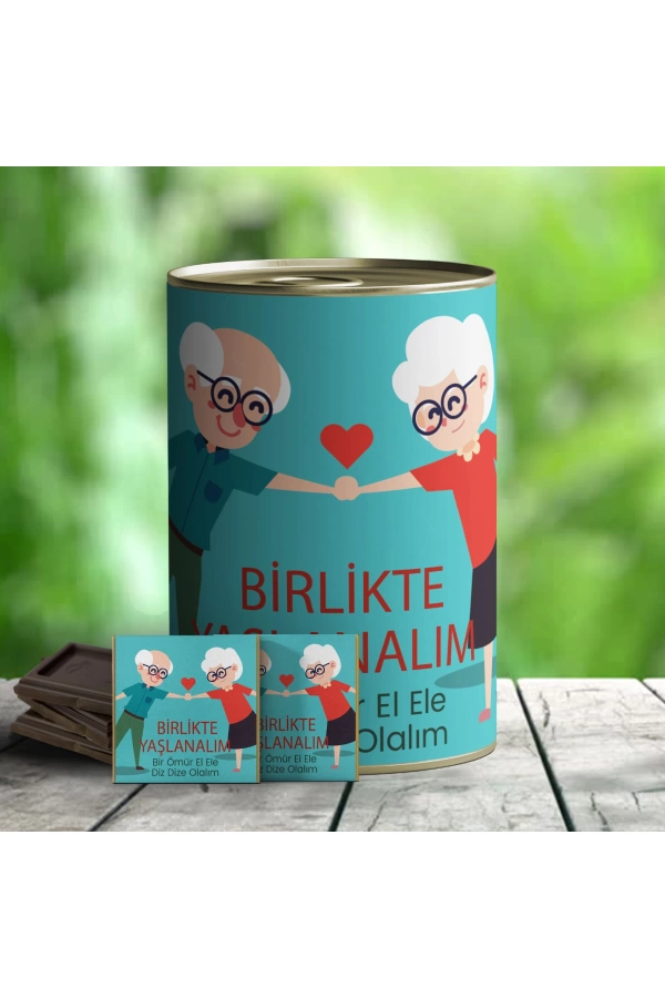 Birlikte Yaşlanalım İlginç Çikolata Konservesi