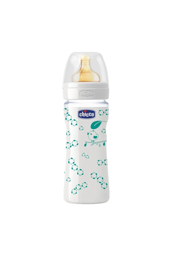 Chicco Desenli Cam Kauçuk Biberon - 240 ML