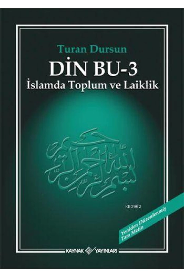 Din Bu - 3; İslamda Toplum ve Laiklik