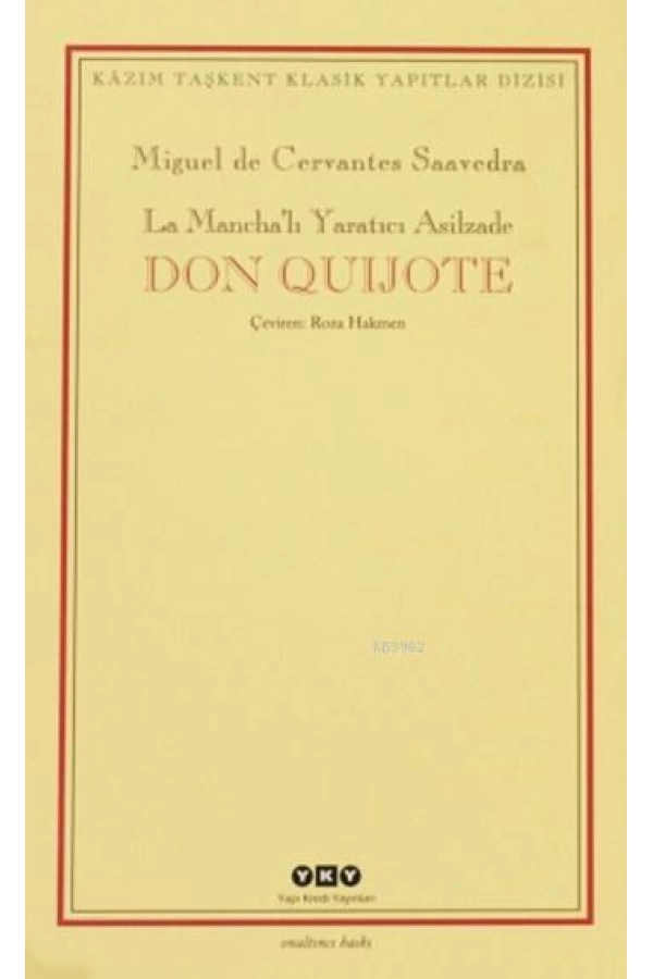 Don Quijote (2 Cilt, Kutulu); La Manchalı Yaratıcı Asilzade