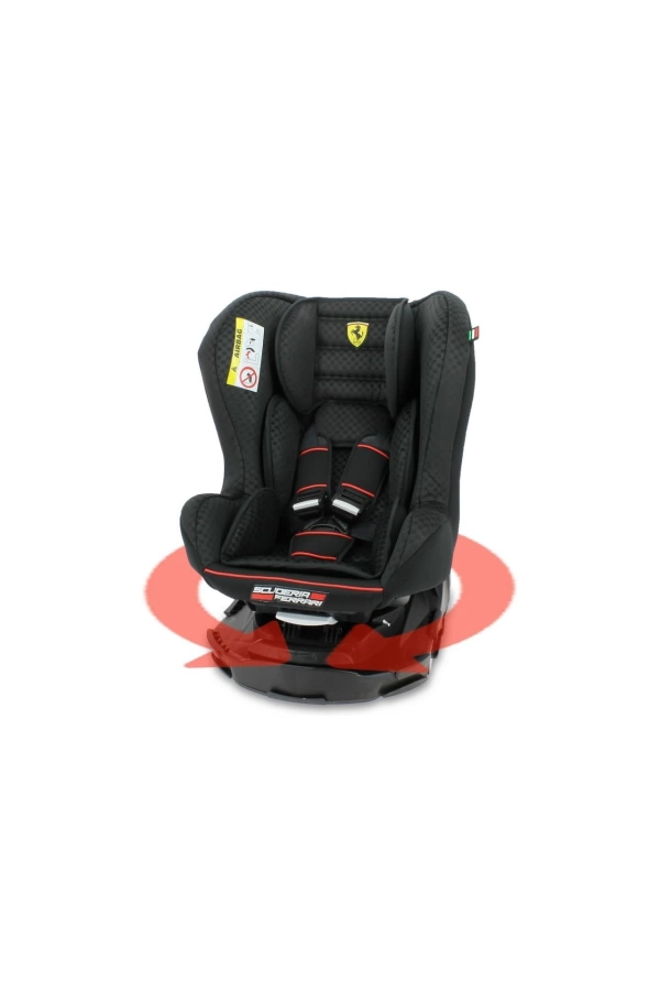 Ferrari Revo 0-25 Kg 360 Derece Dönebilen Oto Koltuğu - Siyah 3507460080247