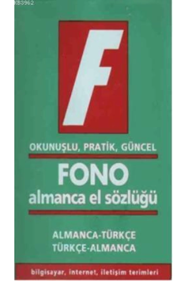 Fono Almanca El Sözlüğü; Okunuşlu, Pratik, Güncel