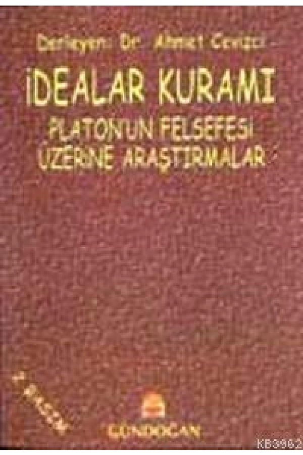 İdealar Kuramı; Platonun Felsefesi Üzerine Araştırmalar