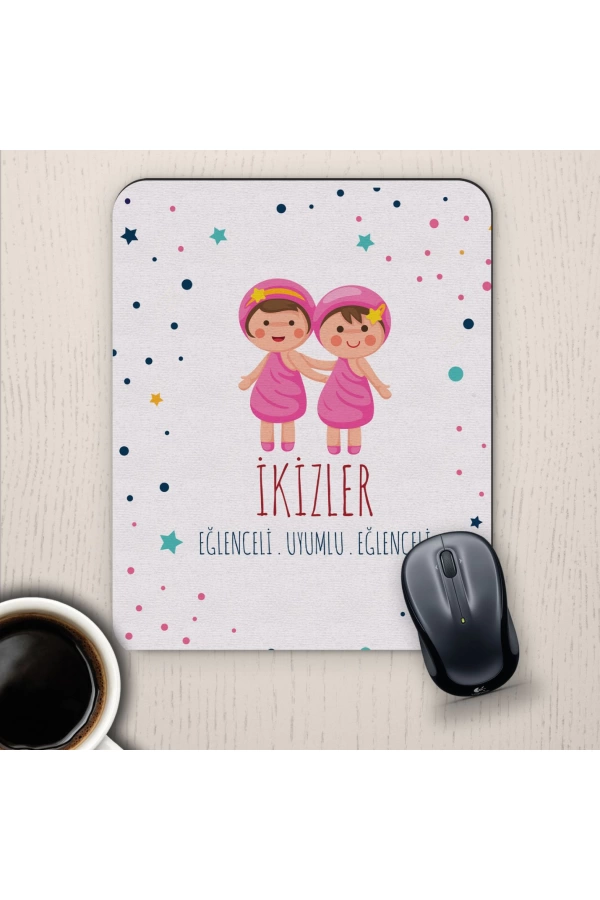 İkizler Burçlarına Özel Sevimli Mouse Pad