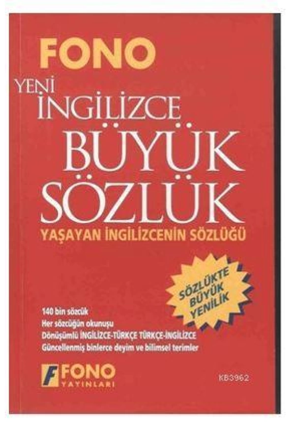 İngilizce / Türkçe - Türkçe / Yeni İngilizce Büyük Sözlük