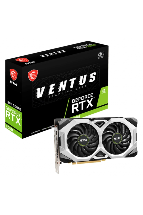 MSI GEFORCE RTX 2060 VENTUS 12G OC 12GB GDDR6 HDMI DP 192Bit